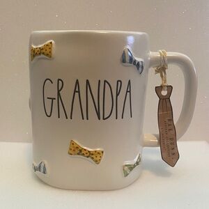 Rae Dunn GRANDPA Mug with Colorful Bow Ties